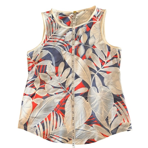 Tommy Bahama Aubrey Jonis Jungle Print Tank women's SZ S - Picture 5 of 6